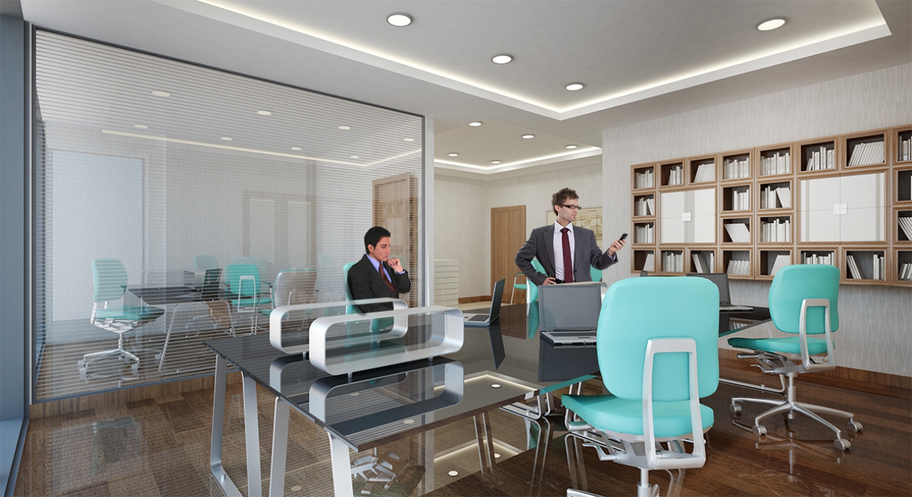63 m² - 650 m² arasında değişenler ofisler